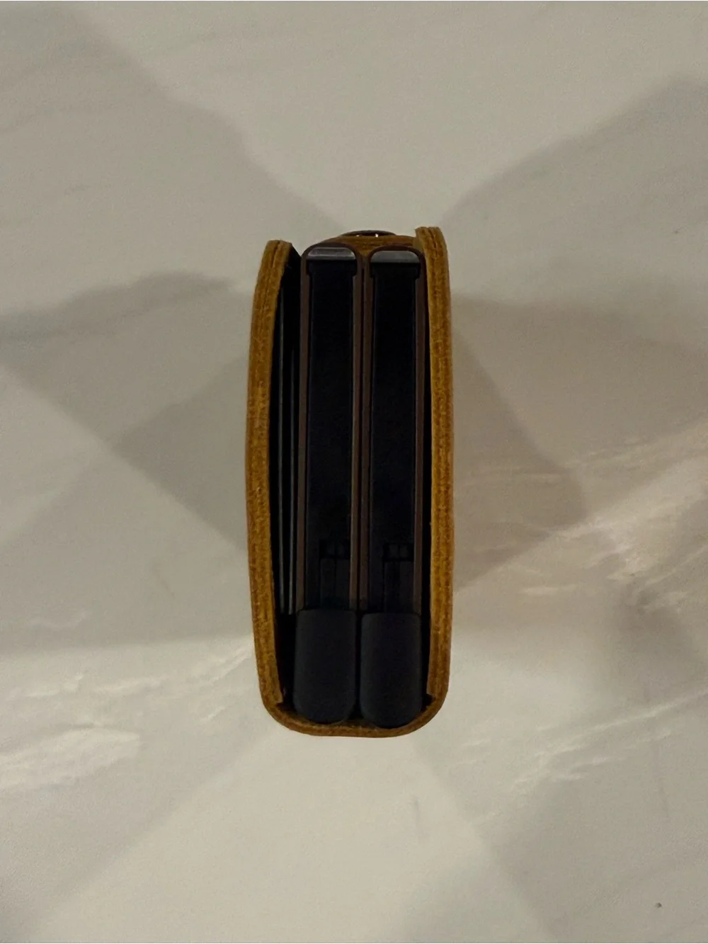 Secrid Twinwallet Leather Ochre Mustard RFID Wallet